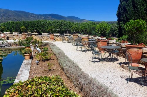 Provence romantic terrace